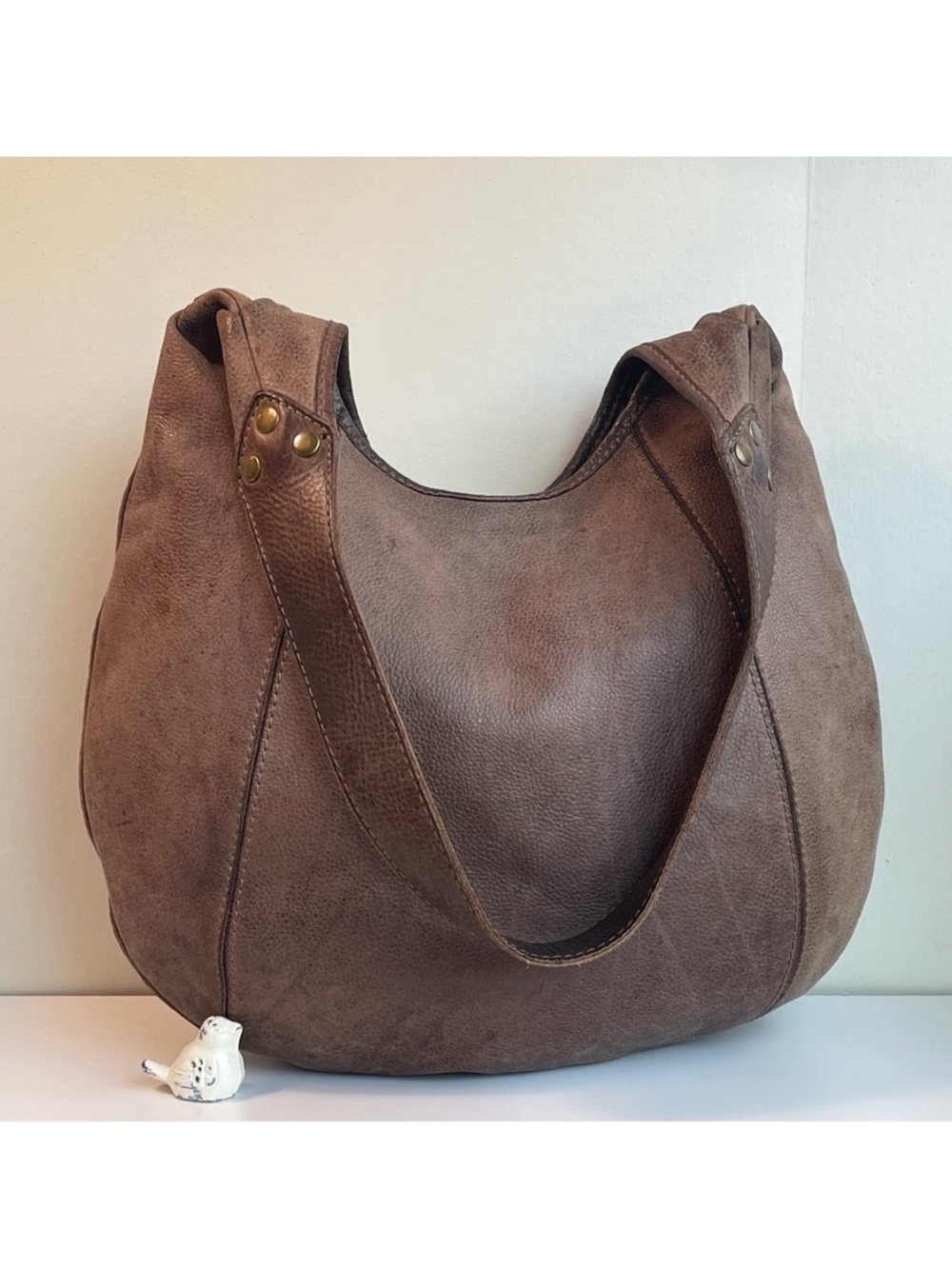 Lucky Brand Genuine Leather Hobo Shoulder Bag